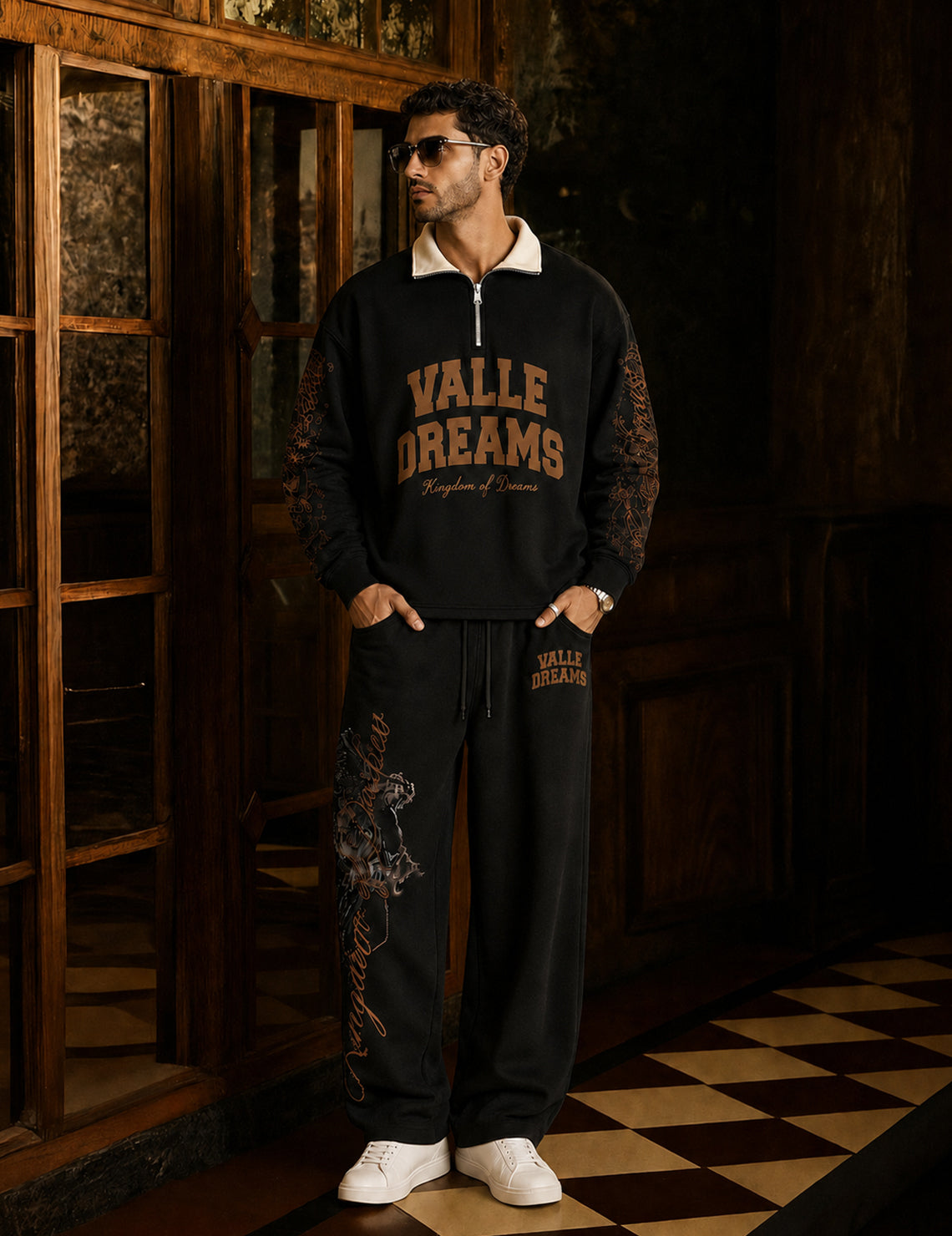 FORCE Mens Black Co-ords Set