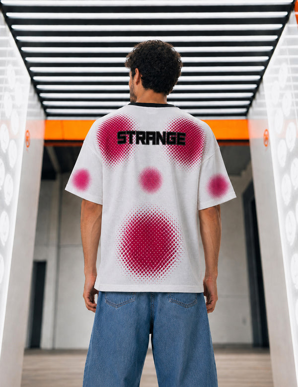 Force Printed Men Round Neck White T-Shirt