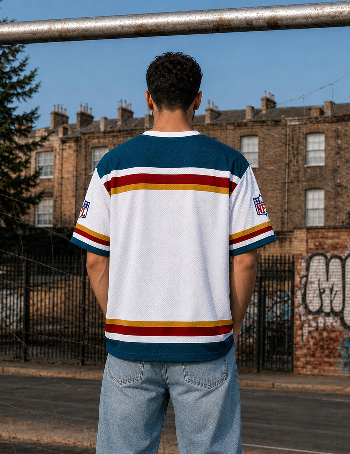 Force Printed Men Round Neck Off-White T-Shirt