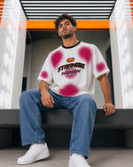 Force Printed Men Round Neck White T-Shirt