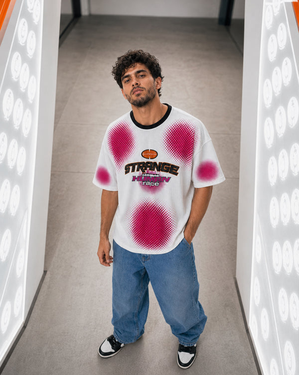 Force Printed Men Round Neck White T-Shirt