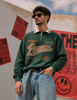 Force Printed Men Green Sweatshirt