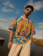Force Printed Men Round Neck Multi Colour T-Shirt