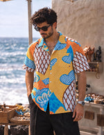 Force Mens Geomatric Print Shirt