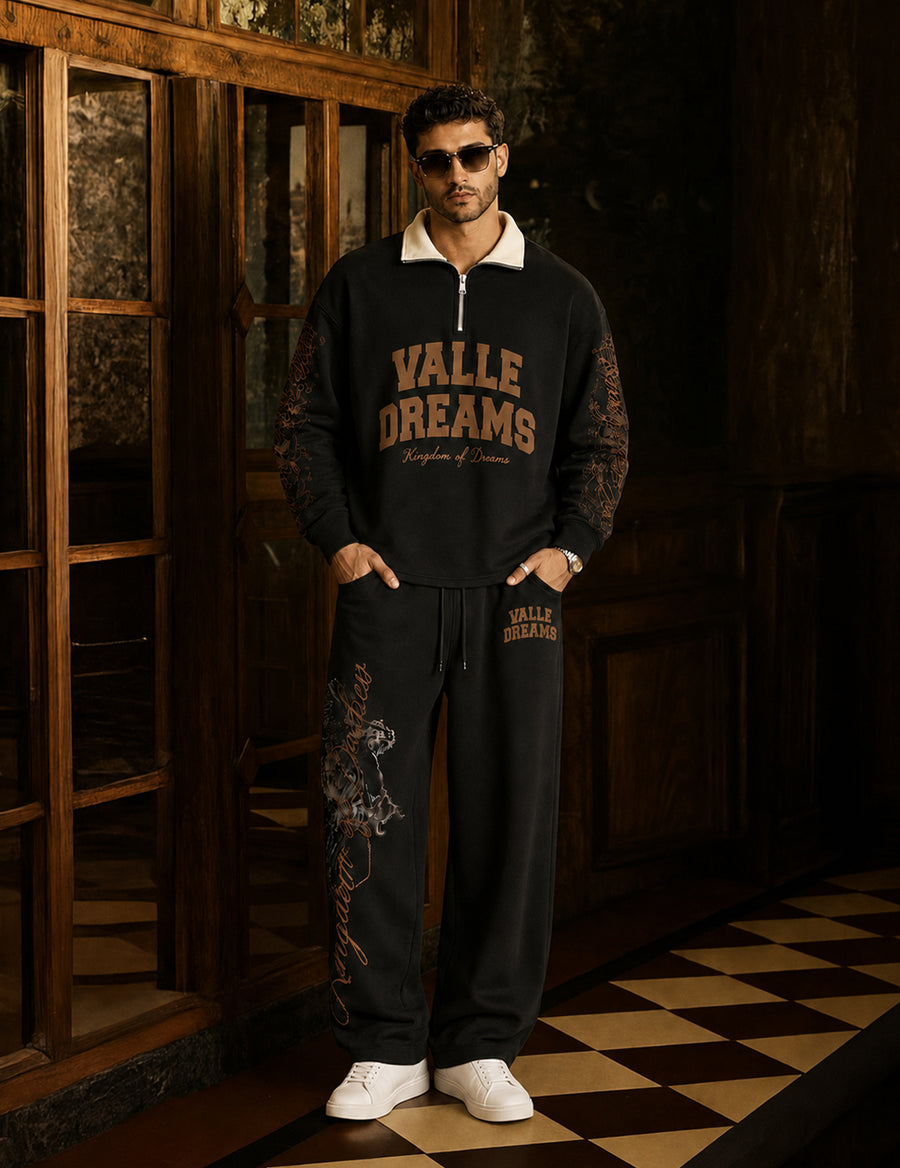 FORCE Mens Black Co-ords Set