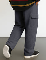 Grey Cargo Track Pant