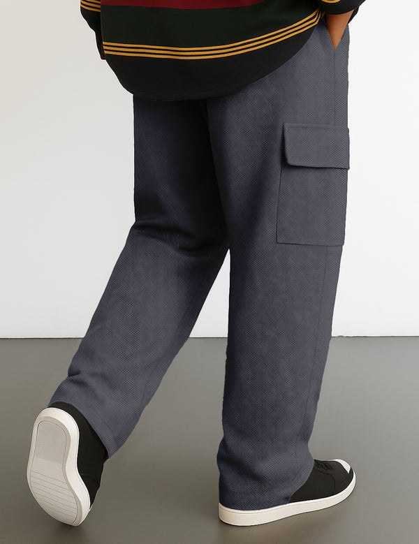 Grey Cargo Track Pant