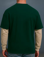 R Oversized Layered Tee