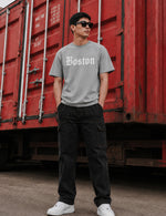 Force Printed Men Round Neck Grey T-Shirt