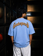 Force Printed Men Round Neck Blue T-Shirt
