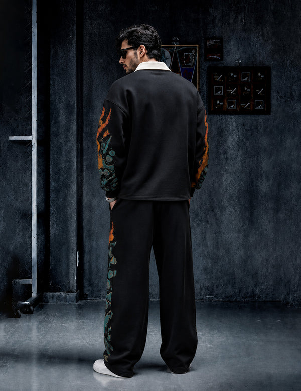 FORCE Mens Black Co-ords Set
