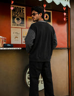 Force Printed Men Black Sweatshirt