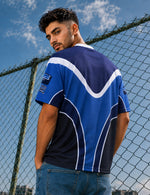 Force Printed Men Round Neck Blue T-Shirt