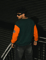 Force Printed Men Green Sweatshirt