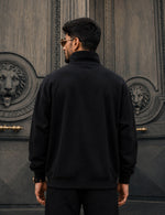 Force Printed Men Black Sweatshirt