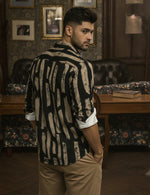 Force Men Printed Casual Black Shirt