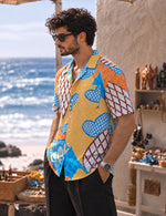 Force Mens Geomatric Print Shirt