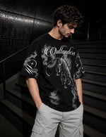 Phantom Prowl – Black Panther Graphic Half-Sleeve T-Shirt