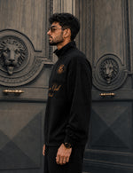 Force Printed Men Black Sweatshirt