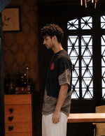Force Printed Men Round Neck Black T-Shirt