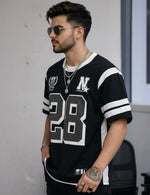 Force Printed Men Round Neck Black T-Shirt