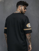Force Printed Men Round Neck Black T-Shirt