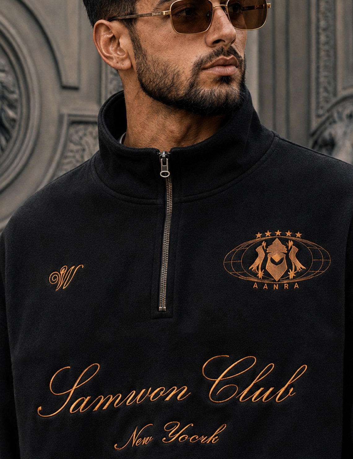 Force Printed Men Black Sweatshirt
