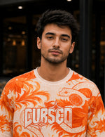 Force Printed Men Round Neck White T-Shirt