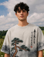 Force Printed Men Round Neck White T-Shirt