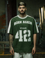 Force Printed Men Round Neck Green T-Shirt