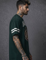 Force Printed Men Round Neck Green T-Shirt