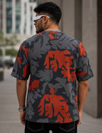 Force Self Design Men Round Neck Multicolor T-Shirt