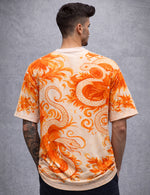 Force Printed Men Round Neck White T-Shirt