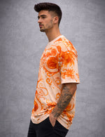 Force Printed Men Round Neck White T-Shirt