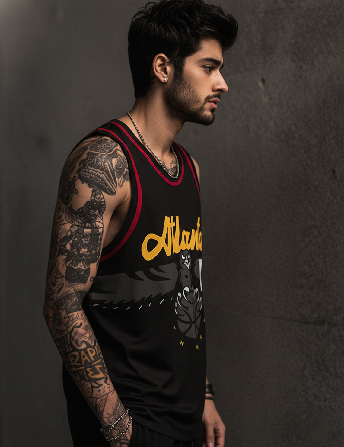 Force Men Black Vest