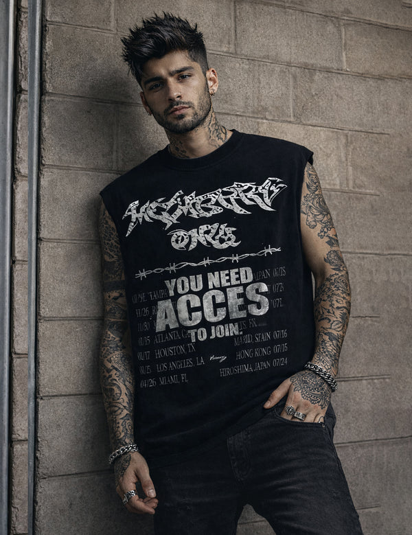 Force Men Black Vest