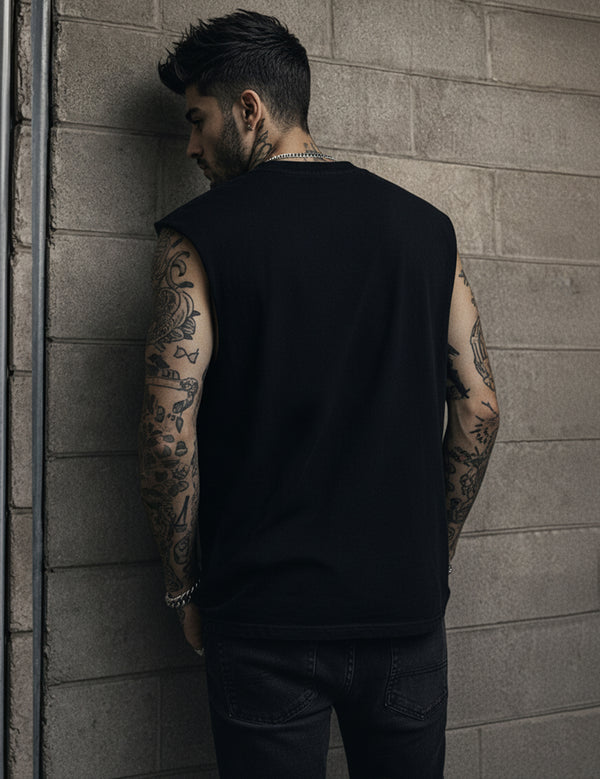 Force Men Black Vest
