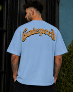 Force Printed Men Round Neck Blue T-Shirt