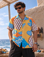 Force Mens Geomatric Print Shirt