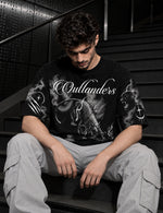 Phantom Prowl – Black Panther Graphic Half-Sleeve T-Shirt