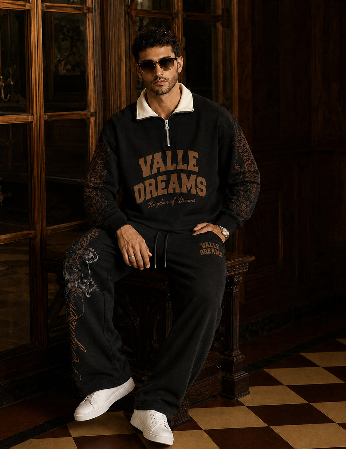 FORCE Mens Black Co-ords Set