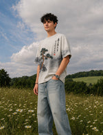 Force Printed Men Round Neck White T-Shirt
