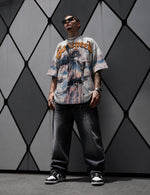Force Printed Men Round Neck White T-Shirt