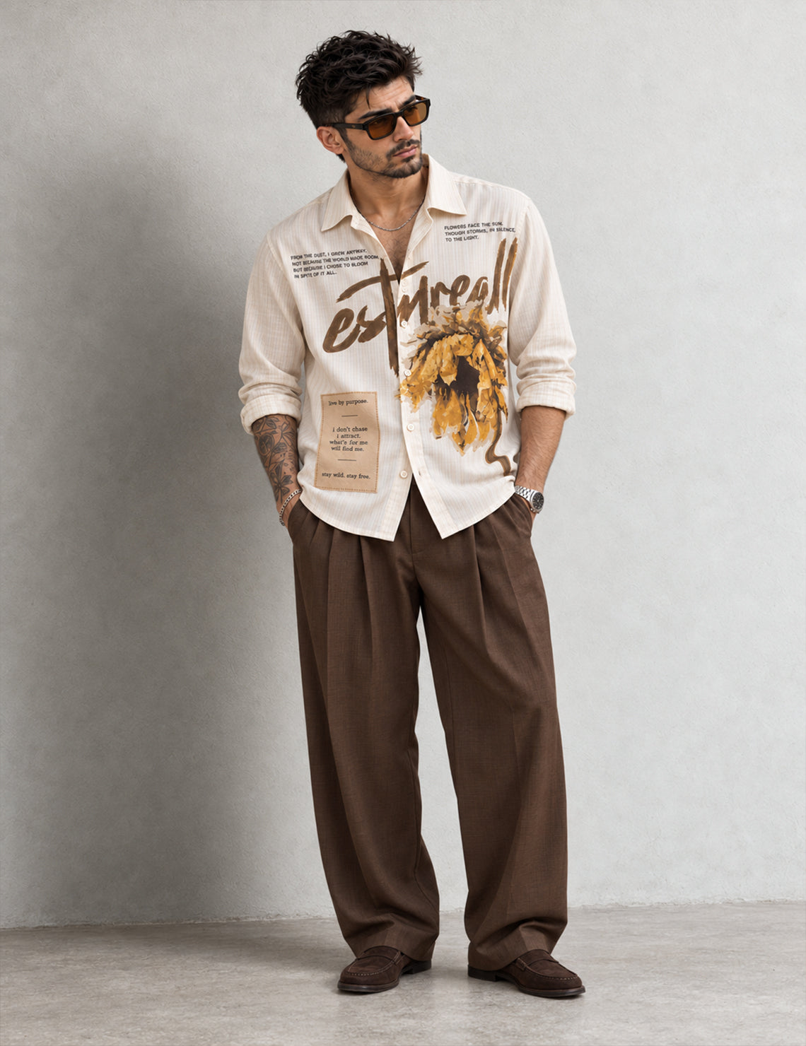 Force Men Printed Casual Shirt