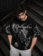 Phantom Prowl – Black Panther Graphic Half-Sleeve T-Shirt