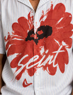 Force Mens Floral Print White Shirt