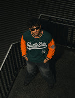 Force Printed Men Green Sweatshirt