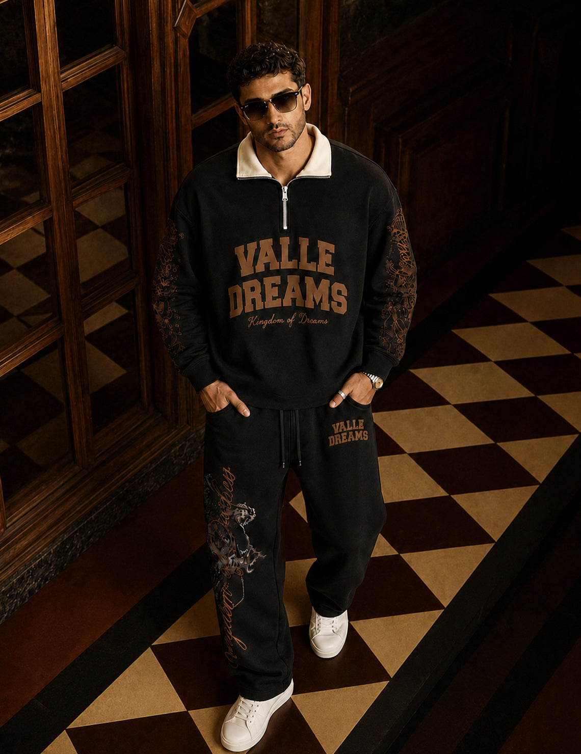 FORCE Mens Black Co-ords Set