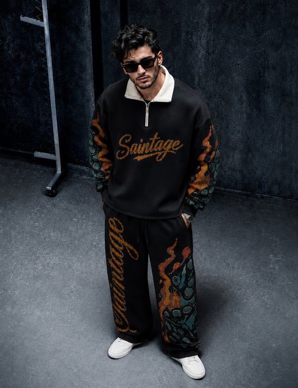 FORCE Mens Black Co-ords Set