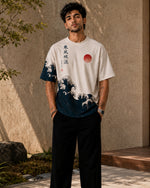 Force Printed Men Round Neck White T-Shirt